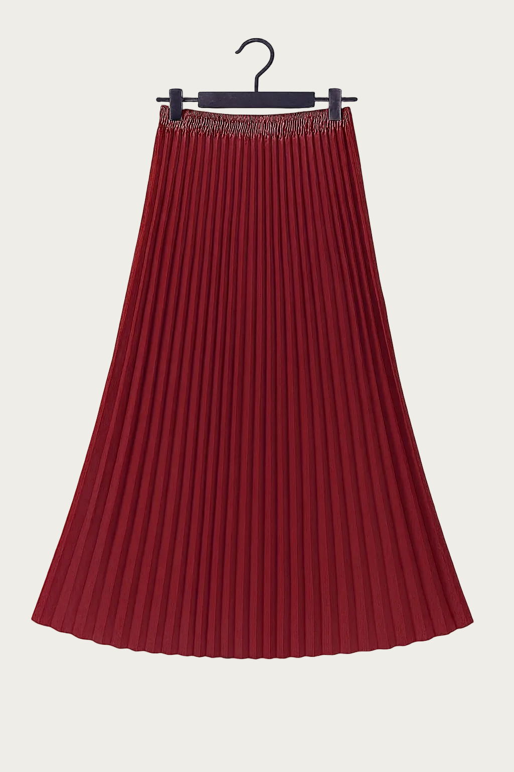 Jupe plissée longue bordeaux pour tenue EVJF et demoiselles d honneur